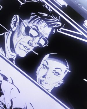 Greg Capullo Instagram - I don’t care for digital inking. I’ve nothing against it. I just prefer analog. But, as Jonathan Glapion has left my side to venture into new artistic waters, and my upcoming gig at Marvel comics fast approaching, I’m forced to ink this myself. After tightly penciling 112 pages, I get to draw it all again! Lol But, I need this to go as quickly as possible. Not that this’ll be quick. But, it will go faster than using traditional tools. I need to get my ass to Marvel!
Life happens 🤘🏻✏️🤘🏻 #gifd #comicbooks #creech #inkdrawing