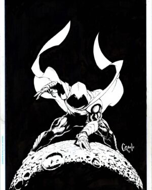 Greg Capullo Instagram - Moon Knight by me and FCO 🤘🏻✏️🤘🏻 #moonknight #marvelcomics