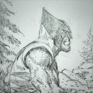 Greg Capullo Instagram - I’m getting to play with all the Marvel toys! 🤘🏻✏️🤘🏻 #marvelcomics #comicbooks #comicart #pencildrawing #wolverine
