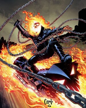 Greg Capullo Instagram - Ghost Rider 🤘🏻✏️🤘🏻 brought to you by me & FCO #marvelcomics #ghostrider #comicart