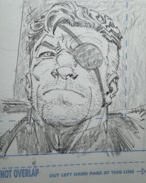 Greg Capullo Instagram - I love me some classic Nick Fury. …and, being back at Marvel 🤘🏻✏️🤘🏻 #marvelcomics #comicbooks #comicart #pencildrawings #fury