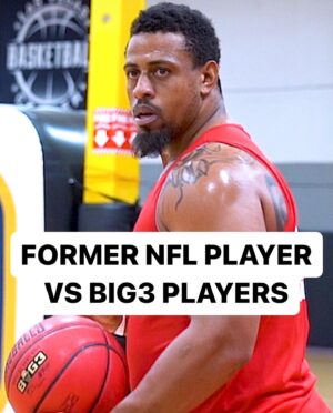 Greg Hardy Instagram - Former NFL player Greg Hardy pulled up to the BIG3 combine and showed out!! 😤🔥

@greghardyjr 
@monsterenergy 
@thebig3 
🎥 : @cazzieballislife