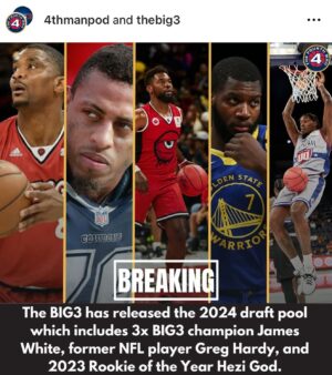 Greg Hardy Instagram - Repost by @4thmanpod - That’s right! Our man G.Hardy is coming in hot @thebig3 🏀⛹🏾 #big3basketball #big3 #brawlersportsmanagement #greghardy #athletemanagement #ballers #fisttofacesportsentertainment #fisttofacepodcast #dallas #dallascowboys #jakepaul #ryangarcia #tombrady