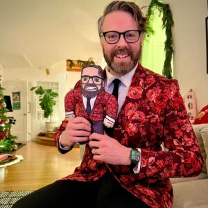 Greg Miller Instagram - Friday, a new episode of my WWE show This Is Awesome premieres. It’s The Most Awesome Wrestling Toys, so you should expect Wrestling Buddies to make the list. What I didn’t expect was WWE to surprise me with my own Wrestling Buddy — er Slam Buddy! Talk about a dream come true. Maybe Ben will warm up to it one day. lol. See you Friday on WWE Network and Peacock! #wwe #thisisawesome #wrestlingbuddies #slambuddies