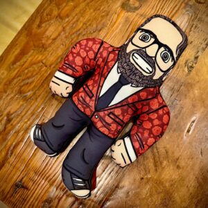 Greg Miller Instagram - Friday, a new episode of my WWE show This Is Awesome premieres. It’s The Most Awesome Wrestling Toys, so you should expect Wrestling Buddies to make the list. What I didn’t expect was WWE to surprise me with my own Wrestling Buddy — er Slam Buddy! Talk about a dream come true. Maybe Ben will warm up to it one day. lol. See you Friday on WWE Network and Peacock! #wwe #thisisawesome #wrestlingbuddies #slambuddies
