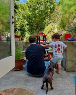 Greg Miller Instagram - Just three boys working on their new Hot Wheels Ultimate Garage. 🔧 🚗 #hotwheels #hotwheelsletsrace #hotwheelsultimategarage