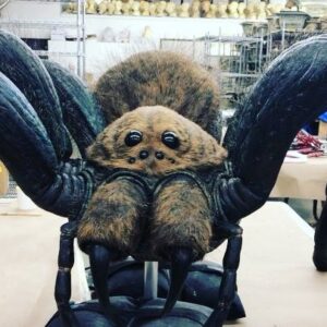 Greg Nicotero Instagram - Even though filming for CREEPSHOW season 2 is delayed, I wanted to give you a little glimpse at one of the puppets IN PROGRESS before “the pause”. A wee bit more hair work and need to connect controllers for body and mandible articulation. It’s tough to get too close to this cause I am terrified of spiders but good therapy I guess.  #creepshowtv #creepshow #animatronics