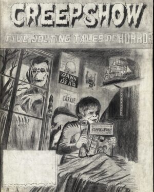 Greg Nicotero Instagram - Just found this drawing I did when I was 17 years old!  #creepshow #inspiration #sketchbook #georgearomero