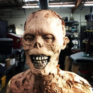 Greg Nicotero Instagram - The “Creep” getting a wee facelift for season 2.  Added lips to give him a smile function.  Prep begins in a few weeks then filming in Atlanta in March #creepshow #season2 #animatronics #knbefxgroup
