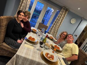 Gregg Wallace Instagram - friends over for dinner