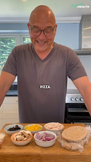 Gregg Wallace Instagram - QUEEN MIGHTY MEATY 👑🤣

Before reaching for that takeaway pizza tonight, please, please please, give these pitta pizzas a go! You can have your much loved pizza in front of you in less than 10 mins with this absolutely delicious recipe from GreggWallace.Health! It is so much quicker than ordering and waiting for it, it is ridiculously cheaper than a takeaway pizza and my word is it so much healthier for you! Add whatever toppings you like… give these a go, honestly, you won’t regret it! 🍕💚

#GreggWallaceHealth 
#pizza #pittapizza #fakeaway #takeaway #fridaynighttakeaway #takeawaypizza #healthytakeaway