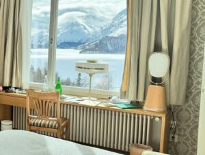 Gretchen Mol Instagram - Room with a view. Or the Shining.