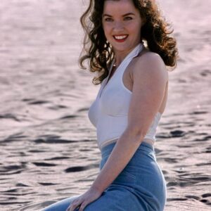 Gretchen Mol Instagram - Woke up to these lovelies sent over from the vaults of @stevesandsnyc Shot on the beach of Coney Island for #thenotoriousbettiepage What a gig that was. #maryharron #bettiepage Steve, I’m glad you were there that day!! 🙏