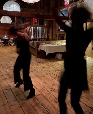 Gretchen Mol Instagram - The picture maybe blurry but I’m not. So grateful for a perfect birthday celebration with lots of dancing and music and friends. Thank you my husband @tkipw for making it happen.