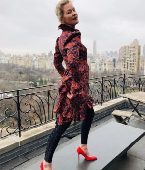 Gretchen Mol Instagram - Photo shoot today with @tina_turnbow 📸 in @batshevadress over Central Park
