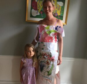 Gretchen Mol Instagram - #TBT when my girl made me a paper dress