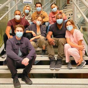 Grey Damon Instagram - The family, sticking together through covid times. Minus - our @boriskodjoe