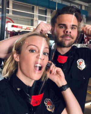 Grey Damon Instagram - Repost from @dsavre
•
Welcome to the new normal... we’re back. @station19 season 4 premieres tonight 8pm EST  7pm CT 🔥🔥