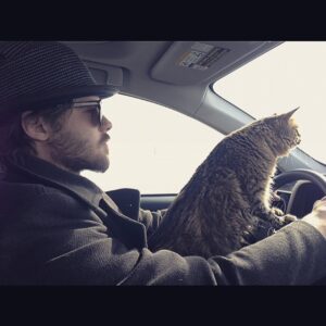 Grey Damon Instagram - What would a journey be without its navigator. #AdventuresWithButters #AlireyChronicles #CaliBound