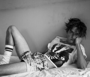Griffin Gluck Instagram - my first time in booty shorts