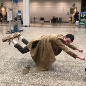 Griffin Gluck Instagram - the floor was lava