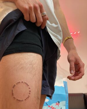 Griffin Gluck Instagram - Lookin forward to my leg hair growin back
