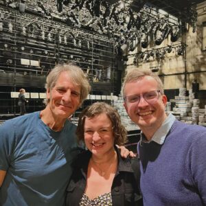 Griffin McElroy Instagram - Dreams coming true over here — Rachel and I got to meet Scott Bakula (and a lot of other amazing folks) at The Connector, which blew us away. (Huge thanks to @lin_manuel, who Connected us to the Connector. A real Connector’s connector.)
