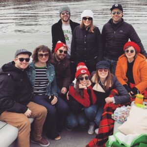 Griffin McElroy Instagram - It is fully 47 degrees, but the boat don’t care
