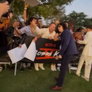Griffin Santopietro Instagram - Cobra Kai season 5 baby…