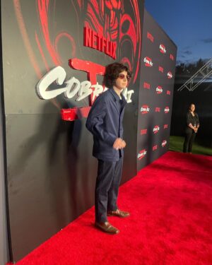 Griffin Santopietro Instagram - Cobra Kai season 5 baby…