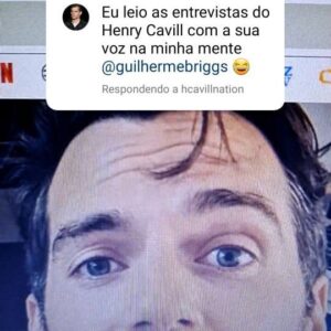 Guilherme Briggs Instagram - Quem lê as entrevistas do @henrycavill com a minha voz? 😳 Beijinhos pra todos do @hcavillnation que eu adoro ❤️ Sigam o perfil deles!!! ❤️