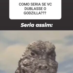 Guilherme Briggs Instagram - Como seria se eu dublasse o Godzilla?