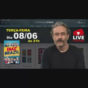Guilherme Fiuza Instagram - Participe da live de lançamento do livro Fake Brazil e inauguração da livraria virtual do Fiuza.⠀
Terça-feira, dia 08 de junho de 2021 às 21h