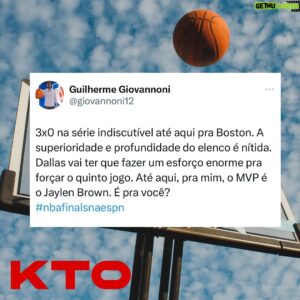 Guilherme Giovannoni Instagram - Acaba sexta ou Dallas consegue adiar? O que você acha?

#Nba #nbabrasil #nbanaespn #basquete #basquetebrasil #basket #basketball #boston #celtics #dallas #mavs #nbafinals