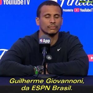 Guilherme Giovannoni Instagram - De volta ao Brasil, mas ainda com tempo para agradecer a oportunidade de cobrir mais uma final de NBA. Agradecer a equipe que foi até lá e aos colegas que nos dão todo o suporte aqui do Brasil. 

É puxado? É, mas é aquela sensação de dever cumprido que nos dão motivação para sempre buscar melhorar e trazer tudo de legal que a gente acompanhou por lá .

Obrigado @espnbrasil por mais essa oportunidade. Mas mais importante, obrigado ao time de esportes americanos da tv, vocês são foda pra c@r@lho!

#Nba #nbabrasil #nbanaespn #basquete #basquetebrasil #basket #basketball