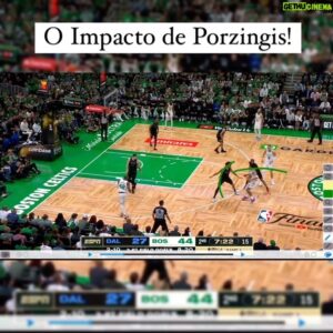 Guilherme Giovannoni Instagram - Fora das quadras por 1 mês, Porzingis fez a diferença no jogo 1 da série. Vai conseguir manter esse ritmo a série toda?

#Nba #nbabrasil #nbanaespn #basquete #basquetebrasil #basket #basketball #porzingis #boston #celtics #nbafinals