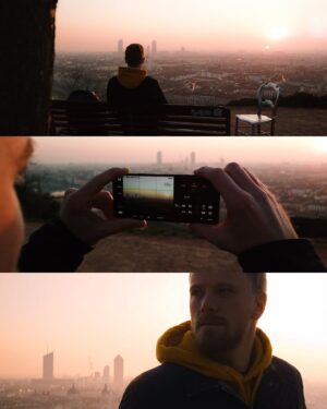Guillaume Ruchon Instagram - Catch the Sun ☀️
1.2 ou 3 ?
•
Le point commun entre ces images ?

Elles sont toutes issues de ma prochaine vidéo tournée entièrement avec le #SonyXperiaPROI ! 🤯

Oui, oui, ce sont des screenshot de plans filmés avec le smartphone de @sony.france, dingue non ?!

En même temps, il en a sous le capot : Capteur 1 pouce hérité du Sony RX 100 VII associé à un objectif 24mm à double ouverture F2.0/F4.0, il fait de la 4k120 HDR, il a le profil colorimétrique VENICE CS inspiré de leur caméra cinéma VENICE, etc.

Et, il y a une promo EXCLUSIVE de 400€ pendant 3j sur le Kit VLOGGING du Xperia PRO-I !
RDV dans ma story pour trouver le lien !

En tout cas, hâte de vous dévoiler la vidéo complète 😍

Ca sera le 24 Mars à 18h sur ma chaîne YouTube donc pense à mettre un rappel ! 🙏🏻
•
#XperiaPROI #TakenWithXperia #SonyXperia #cinema #cine #movie #film #venice