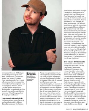 Guillaume Wattecamps Instagram - 🫣🤩 FIERTÉ 🤩🫣 Quel honneur de me découvrir en triple pages du magazine TRENDS Tendances, référence numéro 1 dans le secteur financier, économique et entrepreneurial 🤓 Je me suis livré sur mon quotidien d’auto-producteur, producteur, humoriste, organisateur de festival et gérant de sociétés 🤪 Quelle aventure 🔥 Merci de me suivre dans mes projets les plus fous! Et le prochain est SURPRENANT 🤭🤫