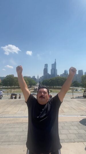 Guillermo Rodriguez Instagram - Rocky was in good shape

#Philly #Guillermobile #KimmelinBrooklyn