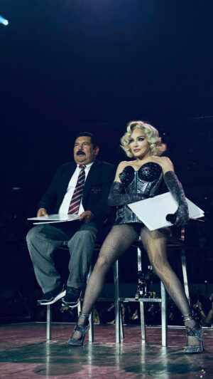Guillermo Rodriguez Instagram - When you go to a @Madonna concert and she CALLS YOU UP ON STAGE!!!