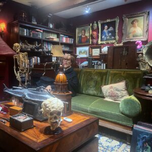 Guillermo del Toro Instagram - Victorian Room (Bleak House) Fairy Tales, Fairy Tale lore, Victoriana and Crime / Noir Library.