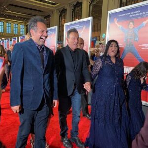 Gurinder Chadha Instagram - What a great night! Throwback to Premiere of @BBTLFilm #asburypark @springsteen was so gracious, watched the movie then performed a set.  WOW! A memory I know @sarfrazmanzoor and I will cherish forever along with all the @SpringNuts_ please share the photos of you have them 🙏🏾🥰