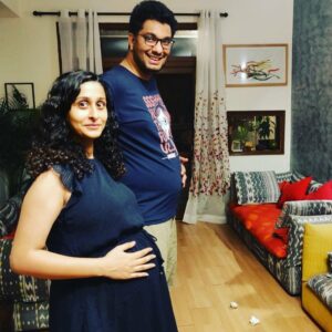 Gursimran Khamba Instagram - My friend is due in 2 weeks and I realise I need to cut carbs a little bit #unclemodeactivated #thiddviddpyaarvaar