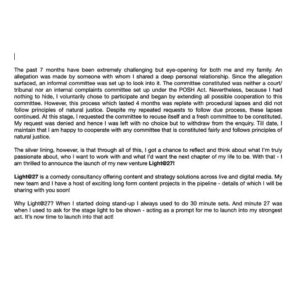 Gursimran Khamba Instagram - Statement