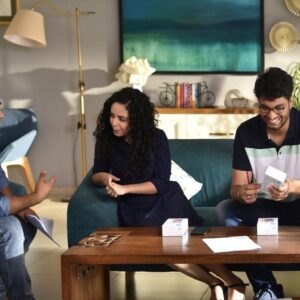 Gursimran Khamba Instagram - Behind the scenes from the #vivov11pro unboxing! Link in the bio! 😊#couplegoals