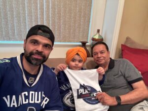 Gurvinder Sihra Instagram - 3 generations of Canucks Fans @canucks
