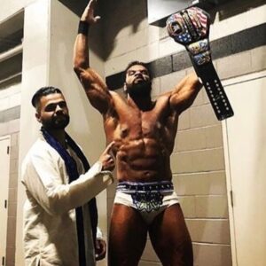 Gurvinder Sihra Instagram - In front of 80,000 💪🏽 #wrestlemania