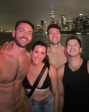 Gus Kenworthy Instagram - A week late, but wanted to share some he/she/they-nanigans from NY Pride! 🌈🗽