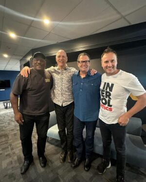 Gus Worland Instagram - Fun chat @rushhourtriplem @delstar5 @jude_bolton @midnightoilband @peterrgarrett