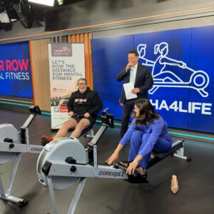 Gus Worland Instagram - I can’t believe it’s been almost a year since I got the ‘pins’ out on live TV with my mates at @channel9 😝. Letting you all know that team @gotcha4life has been signed up, and we are gearing up to row in our annual Gotcha4Life 24 Hour Row on Sept 7-8, ahead of World Suicide Prevention day on the 10th. We’ll be raising vital funds to build a mentally fit future. Links in bio if you want to support Team Gotcha, or if you want to sign up to the Row! Who’s with me? 💪🏼🚣‍♂️❤️